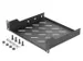 254mm 10 inch 1U-plank 44x255x201mm Zwart