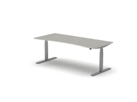 Bureau à hauteur réglable élec. HxlxP 650-1310x2000x900/800mm
