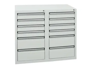 ladekast,HxBxD 900x1000x500mm,12lade(n),centr. vergrendeling - 3
