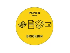 Forex Afvalstroomplaatje Papier BE