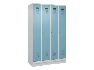 locker,HxBxD 1950x1200x500mm,4vak,vak B 300mm,cil.-slot,sokkel - 3