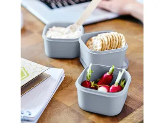 #*Lunch set Blauw Sigma home food set 3 stuks9,3 x 9,3 x 16,7 cm - 6