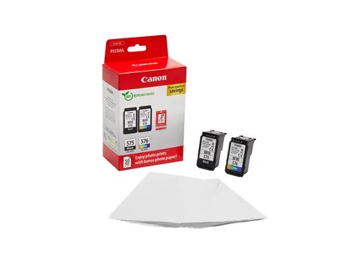 Canon PG-575 & CL-576 Inktcartridges Zwart + Kleur