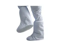 DuPont Tyvek 500 POBA overlaarzen met antislipzool, wit, maat XL, 10 s
