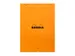 Schrijfblok Rhodia A4 lijn 80 vel 80gr oranje