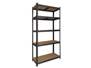 Stellingkast BRASQ 5 borden 90x40x180cm SU175 max 875 KG zwart - 5
