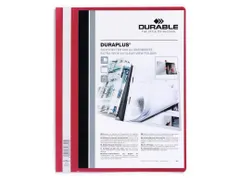Snelhechtmap Durable Duraplus A4+ rood