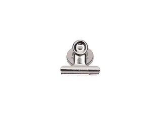 Papierklem MAUL Bulldog met magneet 40mm capaciteit 15mm zilver - 1