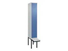 locker voor scheiding van kleding,HxBxD 2120x300x815mm,1vak