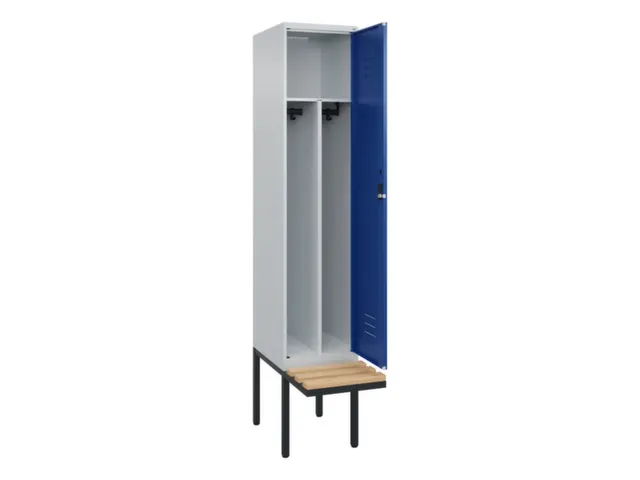 locker voor scheiding van kleding,HxBxD 2120x400x815mm,1vak