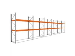 palletstelling,basis+5xaanbouw,HxBxD 3360x16900x1100mm,vakl. 3000kg