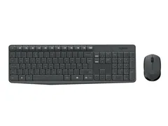 Logitech MK235 toetsenbord Inclusief muis USB QWERTY Spaans Grijs