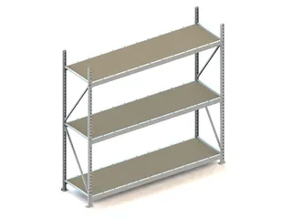 Breedvakstelling Basisveld 2200x2200x650mm 3 Houten Legborden 600kg - 1