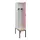 locker met bank,voor scheiding van kleding,HxBxD 2120x400x815mm,1vak