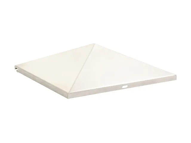 Top Piramide as-papierbak 'dicht' RVS