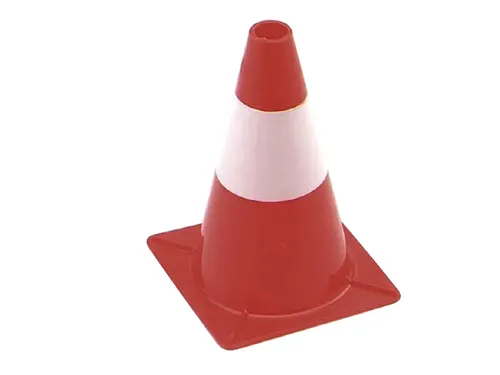 Afbakeningskegel 30cm rood wit