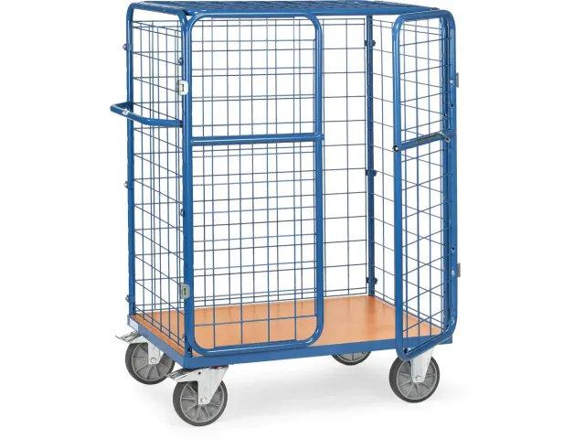 Pakketwagen 8483-3d Draadgaas Dubbele Vleugeldeur Dak 600kg 1200x800mm