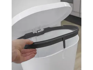 Pedaalemmer Zamora 25 Liter Wit Antraciet - 2