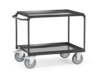 Tafelwagens 2 Etages Staalplaat 4822 Ral7016 400kg 1000x700mm - 1