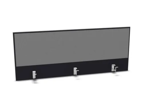 opzetpaneel bureau aanbouw achter B 1400mm CC-zwart BN8078-grijs