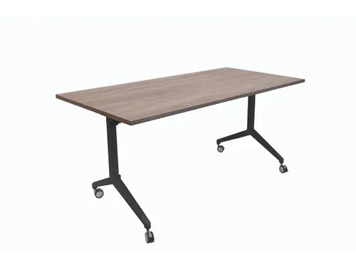 Schaffenburg Klaptafel 180x80cm Blad Havana Kersen 25mm Frame Zwart