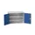 universele kast,HxBxD 800x1300x550mm,2xStalen bodem,draaigrendelslot