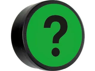 Impressiemagneet Question Mark 35mm Groen - 2