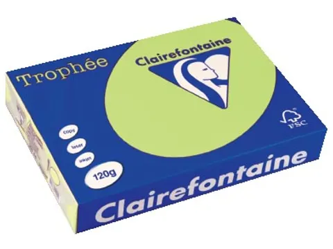 Trophée Pastel gekleurd papier A4 120 gram 250vel Golfgroen
