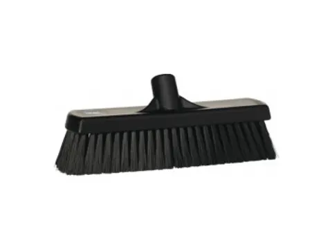 Hygiene Vloerveger Zachte vezel Zwart 30cm, per stuk