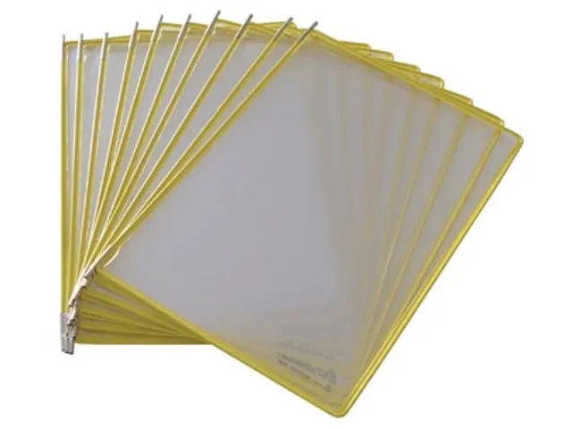 Tarifold poche à pivots jaune