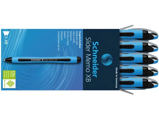 Stylo à bille Schneider Slider Memo XB 1,4mm noir