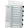 WOW printbare index, 10 tabs, zwart-wit