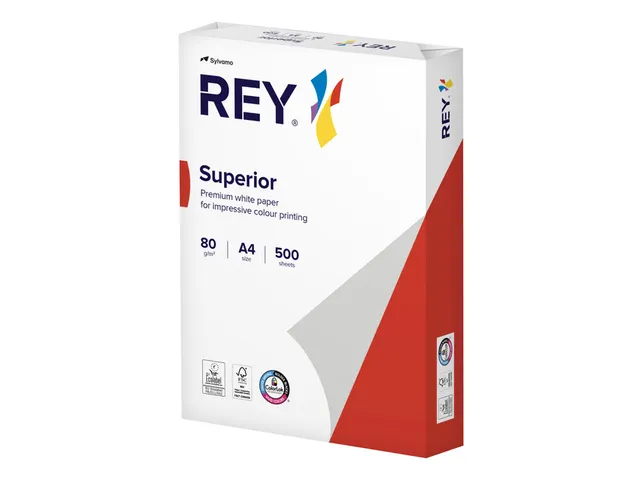 Kopieerpapier A4 Rey Superior 80 Gram Halve Pallet