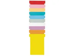 T-planbordkaarten index 1,5, ft 53 x 45 mm, wit