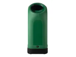 Balloon Buitenafvalbak 70 Liter Groen Zwart