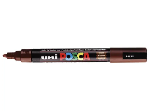 Verfstift Posca PC5M Medium Punt 1,8-2,5mm Bruin
