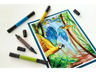 Tekenstift Faber-Castell Pitt Artist Pen duo marker etui a 10 stuks - 12