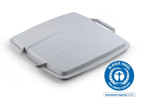 Deksel ECO voor DURABIN 90 Liter Grijs vierkant