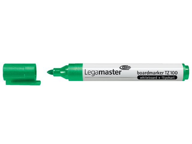 Viltstift Legamaster TZ100 Whiteboard Rond Groen 1.5-3mm | WhiteboardOnline.nl