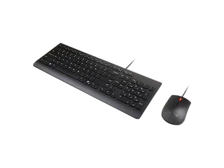 Lenovo 4X31R64404 Toetsenbord en Muis Bedraad, USB, AZERTY - 1