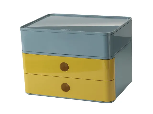 Smart-organiser Han Allison box met binnenschaal en deksel blauw, stap