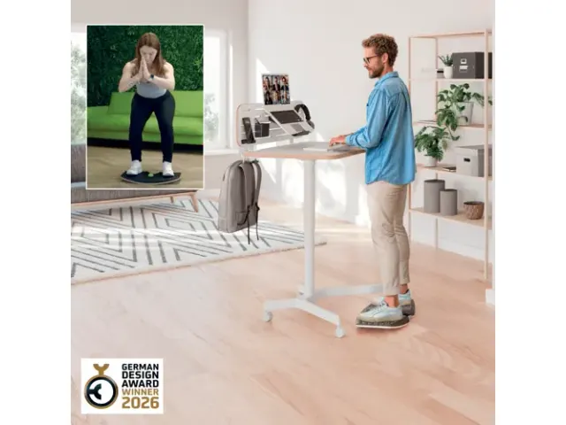 Balansbord Leitz ergo actief 540x65x310mm zwart