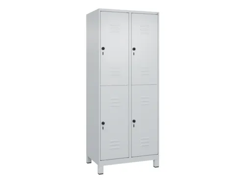 dubbeldekse locker,HxBxD 1950x800x500mm,2x2vak.,vak B 400mm