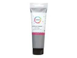 Acrylverf Qrea 120 ml zilver