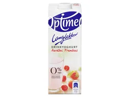 Drinkyoghurt Optimel Langlekker aardbei framboos 1liter