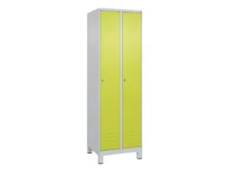 locker,HxBxD 1950x600x500mm,2vak,vak B 300mm,cil.-slot,voeten