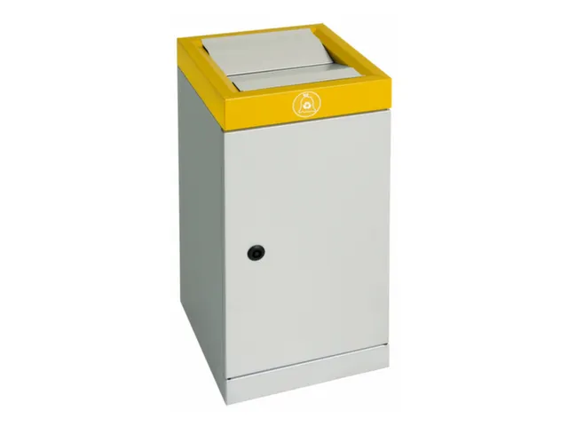 afvalbak,niet-brandbaar,30l,HxBxD 600x300x300mm,binnenbak staal