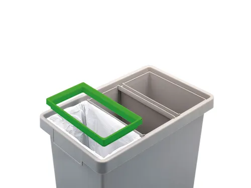 Polymax Afvalscheidingsbak 40 Liter Grijs Groen Geel Blauw