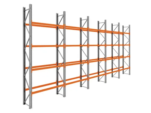 palletstelling,basis+4xaanbouw,HxBxD 4620x9725x750mm,vakl. 3000kg