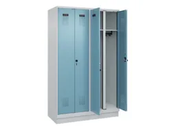 locker voor scheiding van kleding,HxBxD 1950x1200x500mm,4vak